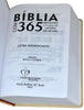 Bíblia Sagrada 365 Dias Letra Hipergigante Capa Dura Buquê Rosas Linguagem Arc