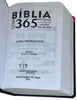 Bíblia Evangélica Fem e Masc 365 Dias Letra Hipergigante Capa Dura Nébula Arc Com Reflexões