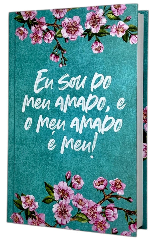 Bíblia Sagrada Feminina Capa Dura  Meu Amado Letra Gigante ARC Com Harpa Avivada