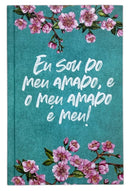 Bíblia Sagrada Feminina Capa Dura  Meu Amado Letra Gigante ARC Com Harpa Avivada