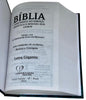 Bíblia Evangélica Leão Azul Capa Dura  Letra Gigante  ARC Com Harpa Avivada Masculina