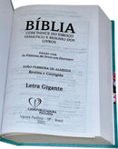 Bíblia Sagrada Feminina Capa Dura  Meu Amado Letra Gigante ARC Com Harpa Avivada