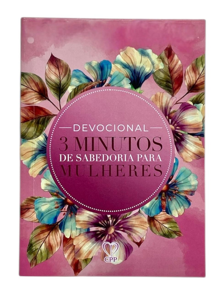 Livro Devocional Flores 3 Minutos De Sabedoria Para Mulheres Capa Brochura