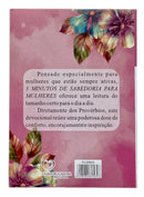 Livro Devocional Flores 3 Minutos De Sabedoria Para Mulheres Capa Brochura