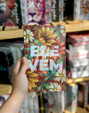 Bíblia Sagrada Feminina Slim Ele Vem Capa Dura Letra Comum ARC Com Harpa Avivada