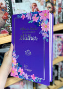 Bíblia De Estudo Para o Cotidiano Da Mulher Roxa Intenso Capa Dura Letra Gigante - NVA