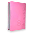 Bíblia Da Mulher Sábia Tulipa Rosa De Estudo Letra Hipergigante Capa Flexível Com Harpa Feminina Arc