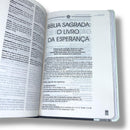Bíblia Evangélica Capa Dura NTLH Letra Grande YouVersion Com Qr Code Cruz Menta