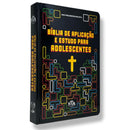 Bíblia Cristã de Aplicação e Estudo para Adolescentes Tetris Nva Capa Dura Full Color Interativa