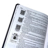 Bíblia Evangélica Capa Dura NTLH Letra Grande YouVersion Com Qr Code Cruz Menta com Índice