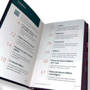 Bíblia Evangélica De Estudo J.O.I.A Com Guia de Estudo e Ilustrações Índice Letra Comum NVT Feminina Floral