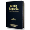 Kit 5 Bíblias Masculinas PPM Preta Sagrada Letra Gigante Semi Flexível  Harpa ARC