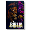 Kit 2 Bíblias Feminina Sagrada Letra Gigante Semi Flexível e Hipergigante Capa Dura Harpa ARC Jardim Secreto e Deus seja Louvado
