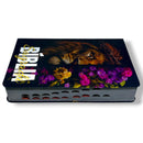 Kit 2 Bíblias Feminina Sagrada Letra Gigante Semi Flexível e Hipergigante Capa Dura Harpa ARC Jardim Secreto e Deus seja Louvado