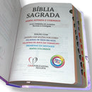 Bíblia Escolhida Por Deus Letra Gigante Capa Dura Com Harpa E Índice Feminina Arc