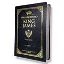 Bíblia King James Imperial Preta de Estudo  - Capa Dura Letra Gigante Masculina e Feminina