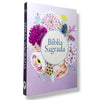 Bíblia Sagrada Feminina Arranjo Flores Lilás Letra Normal Capa flexível com Índice - Nva