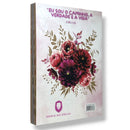 Kit 2 Bíblias Evangélicas NVA Letra Comum Folha PPM Full Color com Índice Leão Buquê Fem e Masc