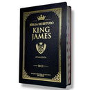 Bíblia de Estudo King James Atualizada - Imperial Preta- Capa Dura Letra Gigante Com Índice
