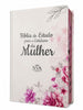Kit 2 Bíblias de Estudo para o Cotidiano da Mulher Capa Dura Full Color Cerejeira Rosa NVA Gigante Feminina com Índice