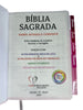Bíblia Leão Seja Forte e Corajosa Cor Branca Letra Gigante Capa Dura Com Harpa E Abas Feminina Arc