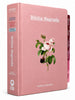 Bíblia Flor Rosa Letra Hipergigante Capa Dura Com Abas Femininas e Harpa Arc