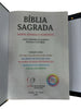 Bíblia Sagrada Evangélica Letra Gigante Carteira Íma Leão Dourado CPP Capa Dura Masculina