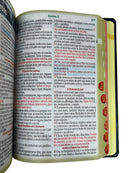 Bíblia Cor Preta Letra Hipergigante Capa Semi Flexível Com Harpa e Índice Colorida Arc