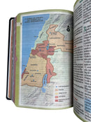 Bíblia Cor Preta Letra Hipergigante Capa Semi Flexível Com Harpa e Índice Colorida Arc