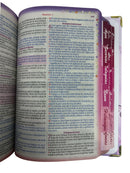 Bíblia Sagrada Evangélica Escolhida Por Deus Letra Gigante Capa Dura Com Harpa E Abas Feminina Arc