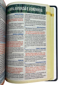 Bíblia Levantado por Deus Capa Dura Letra Hipergigante Com Abas Masculina Harpa -  Arc