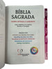 Bíblia Circulo Floral Letra Hipergigante Capa Dura Com Abas Femininas e Harpa Arc