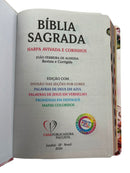 Bíblia Filha Do Rei Letra Gigante Capa Dura Com Harpa E Índice Feminina Arc