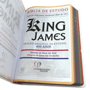 Kit 2 Bíblias Cristãs de Estudo King James Atualizada - Primavera & Imperial- Capa Dura Letra Gigante