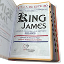 Kit 2 Bíblias Cristãs de Estudo King James Atualizada - Primavera & Imperial- Capa Dura Letra Gigante Com Índice