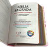 Bíblia Leão Seja Forte e Corajosa Letra Gigante Capa Dura Com Harpa Feminina Arc