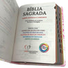 Kit 2 Bíblias Evangélicas Leão Seja Forte Letra Gigante Capa Dura Com Harpa E Índice Arc