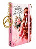 Mini Bíblia de Bolso e Chaveiro O Novo Testamento & Salmos e Provérbios - ACF Feminina Capa Dura Rosa Filha do Rei