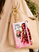 Mini Bíblia de Bolso e Chaveiro O Novo Testamento & Salmos e Provérbios - ACF Feminina Capa Dura Rosa Filha do Rei