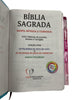 Bíblia Feminina Protegida Por Deus Letra Gigante Capa Flexível Com Harpa E Abas Feminina Arc