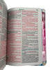 Bíblia Protegida Por Deus Letra Gigante Capa Flexível Com Harpa E Abas Coladas Feminina Arc