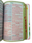 Bíblia Flor Rosa Letra Hipergigante Capa Dura Com Harpa e Índice Feminina Arc