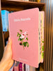 Bíblia Sagrada Letra Hipergigante PPM Capa Dura Flor Rosa Feminina Com Harpa ARC e Índice