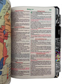 Bíblia Cristo Vive Letra Gigante Capa Flexível Com Harpa E Abas Masculina Arc