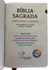 Bíblia Sagrada Letra Hipergigante PPM Capa Dura Flor Rosa Feminina Com Elástico Harpa ARC