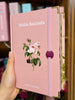 Bíblia Sagrada Letra Hipergigante PPM Capa Dura Flor Rosa Feminina Com Elástico Harpa ARC e Índice