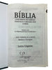 Bíblia Evangélica Leão Azul Capa Dura  Letra Gigante  ARC Com Harpa Avivada e Índice Lateral Masculina