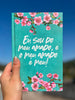 Bíblia Sagrada Feminina Capa Dura  Meu Amado Letra Gigante ARC Com Índice Lateral Harpa Avivada