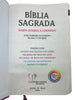 Bíblia Capa Dura Com Elástico Roxo E Medalhão Letra Gigante Com Harpa - Escolhida por Deus E Índice