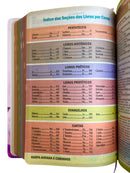 Bíblia Escolhida Por Deus Letra Gigante Capa Dura Com Harpa Feminina Arc
